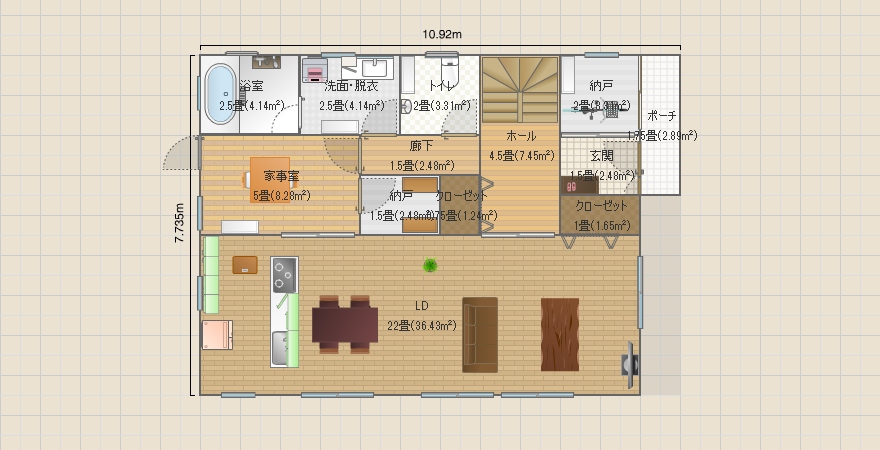 プラン　D （３SLDK）