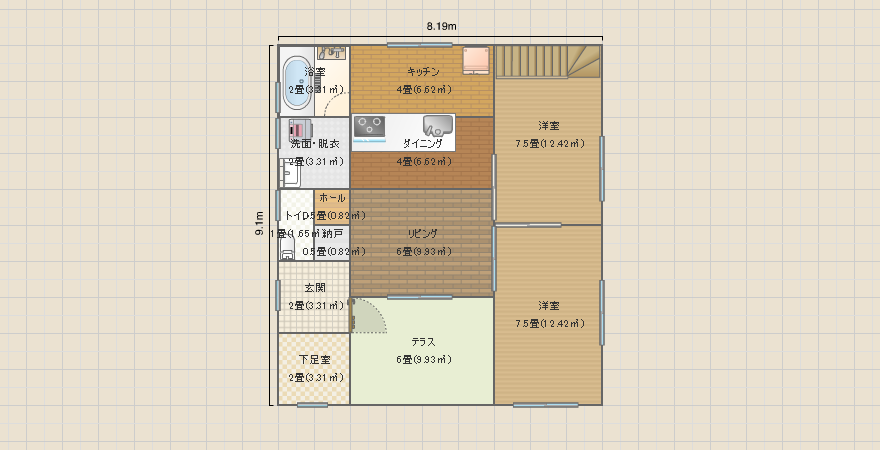 建坪19.5坪