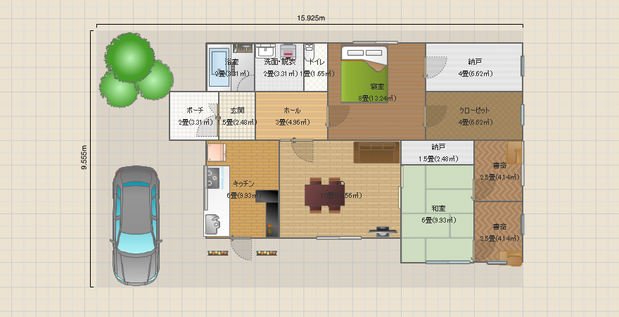 ２人用平屋2