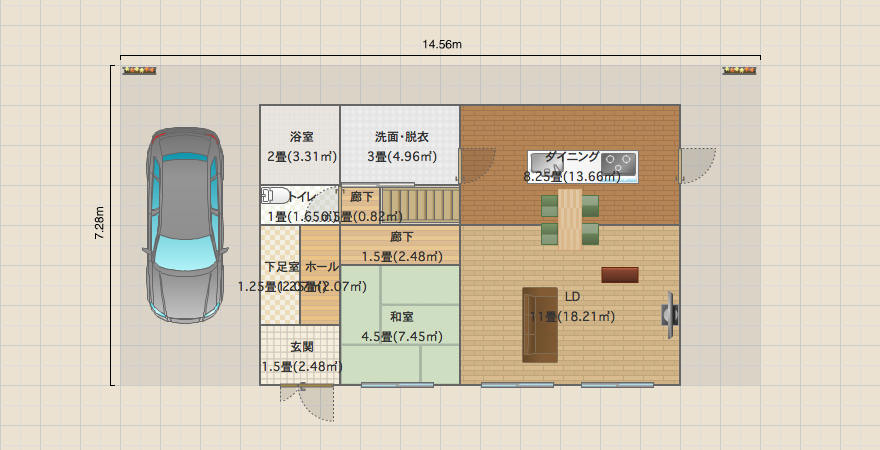 ２階建て3みやここ