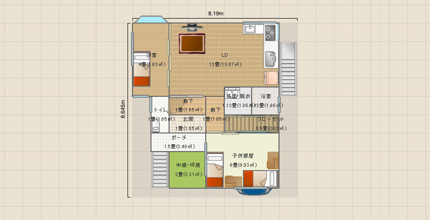 リフォーム案１北側外階段_コピー