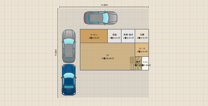 北道路