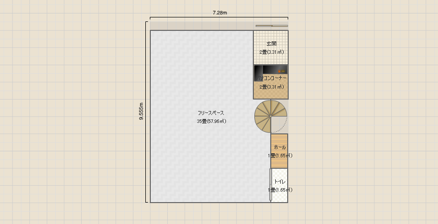 店舗併用住宅②　エレベーター設置案