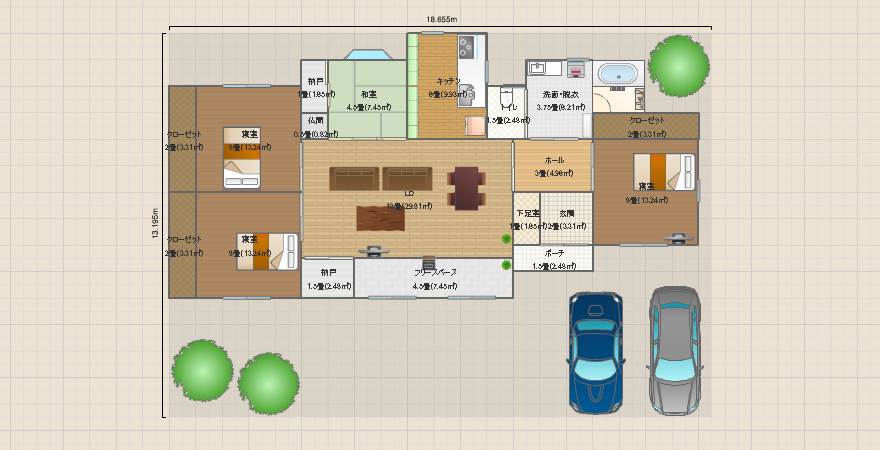 のんびり過ごす平屋暮らし5