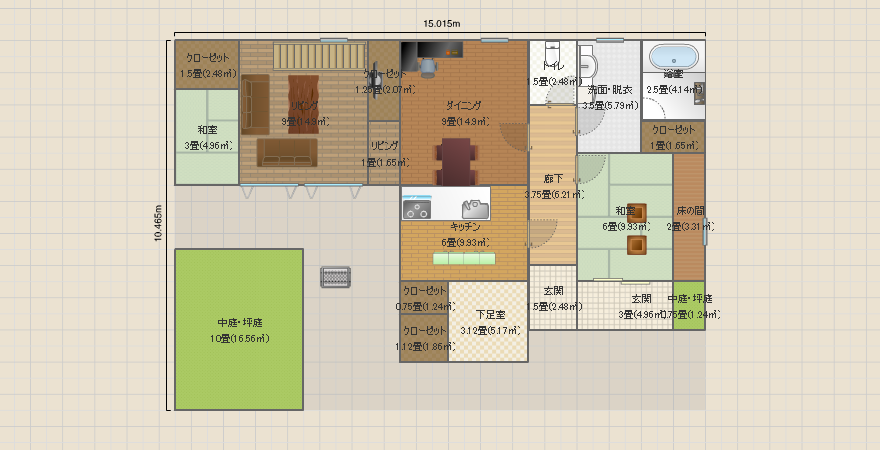 smart東玄関総施工５6坪①