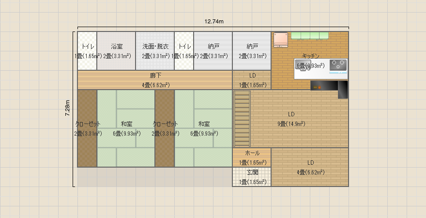 2階 3LDK