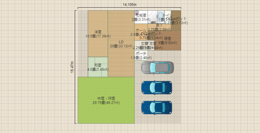 佐藤家平屋案１