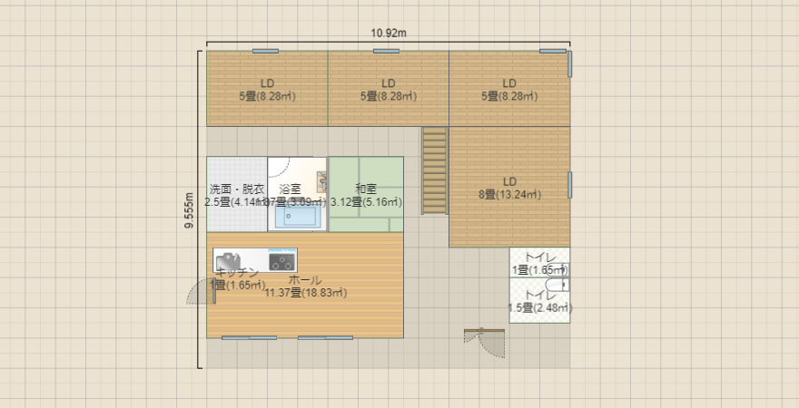 平屋5LDK