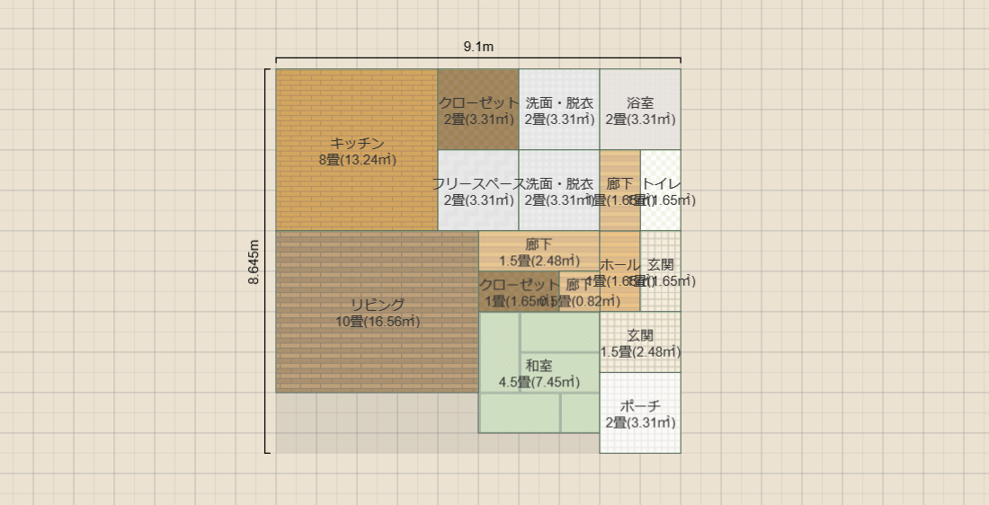 １階I字型LDK