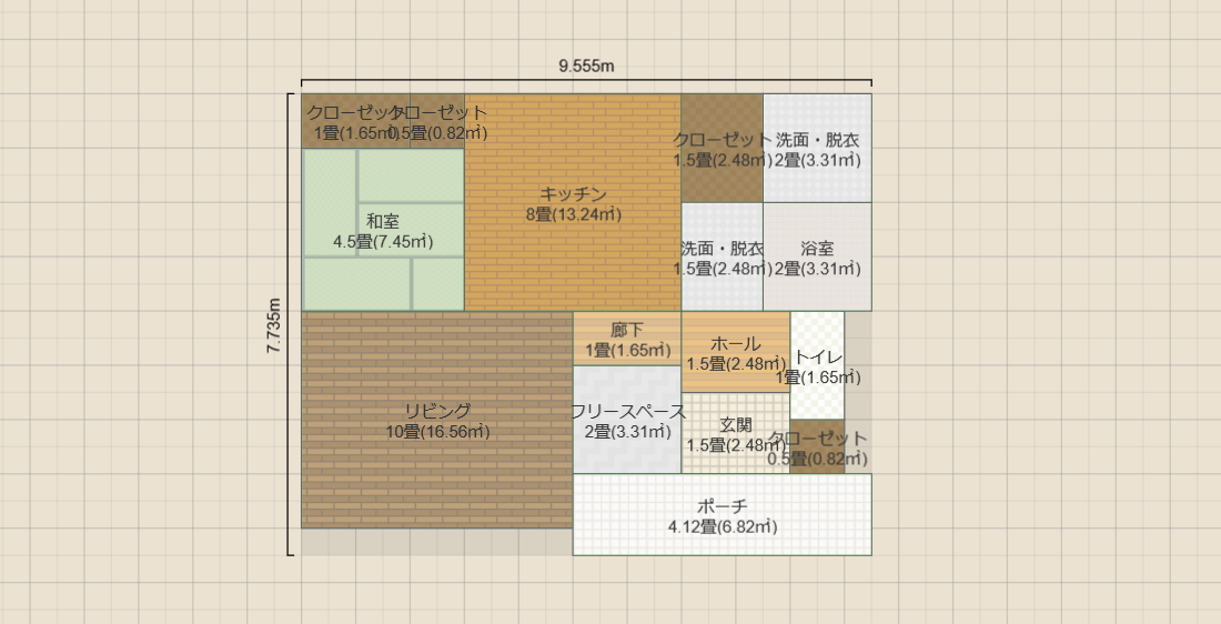 間取り③　和室4.5 改②