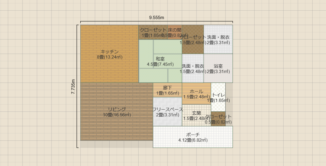 間取り③　和室4.5 改③