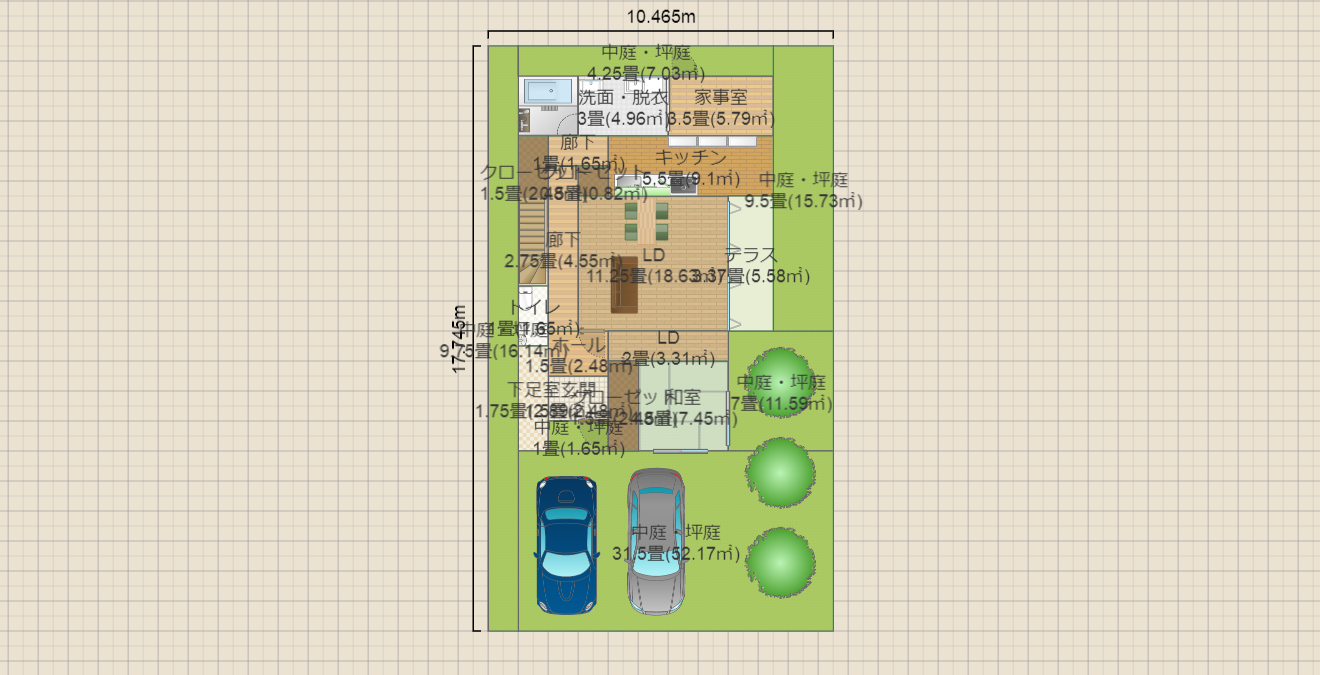 55坪_子供3人_右南向き