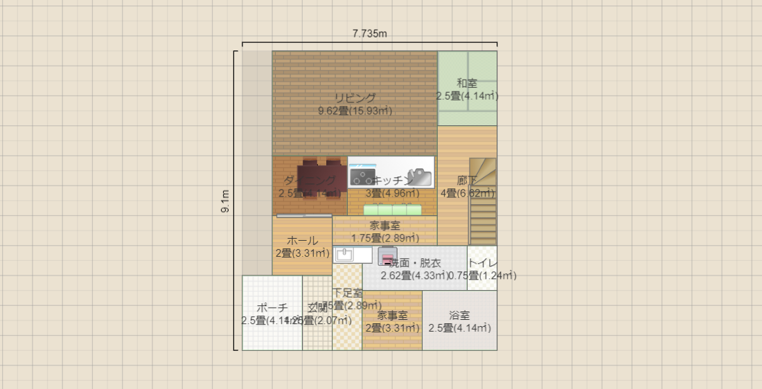 家事に重きを置いた家