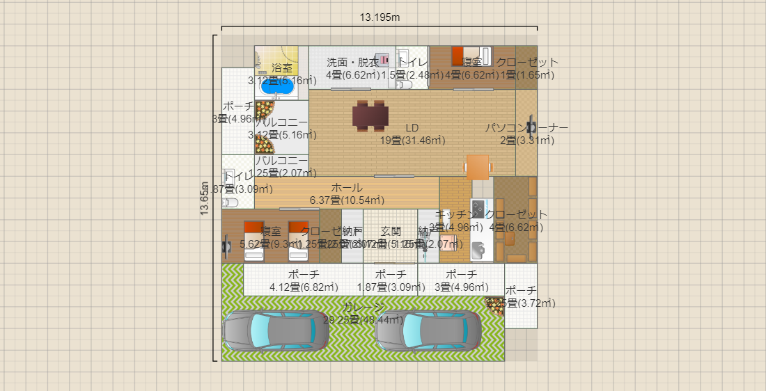 13mx13m 中庭8