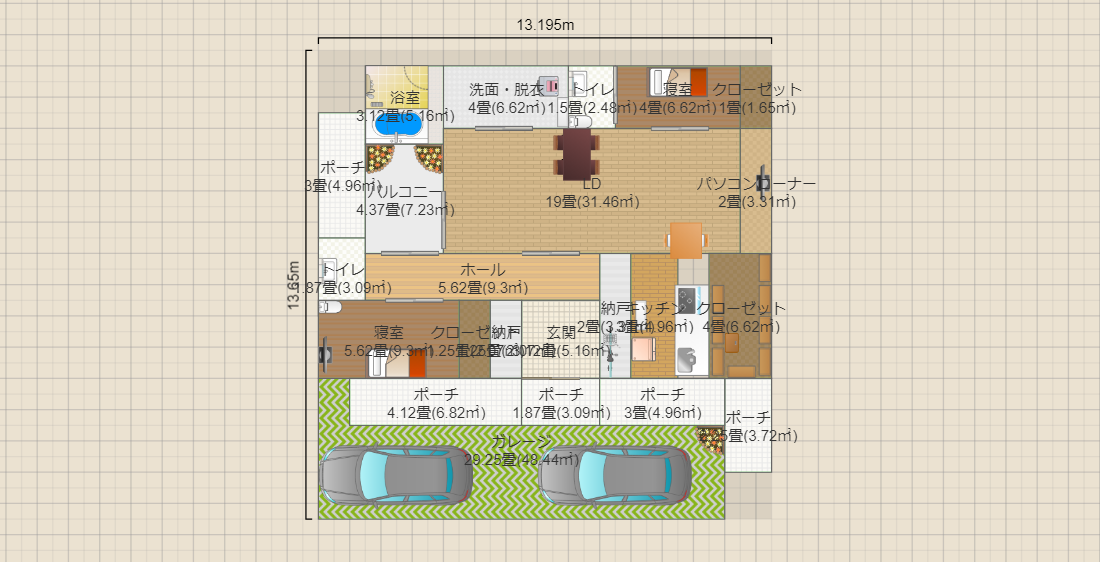 13mx13m 中庭9