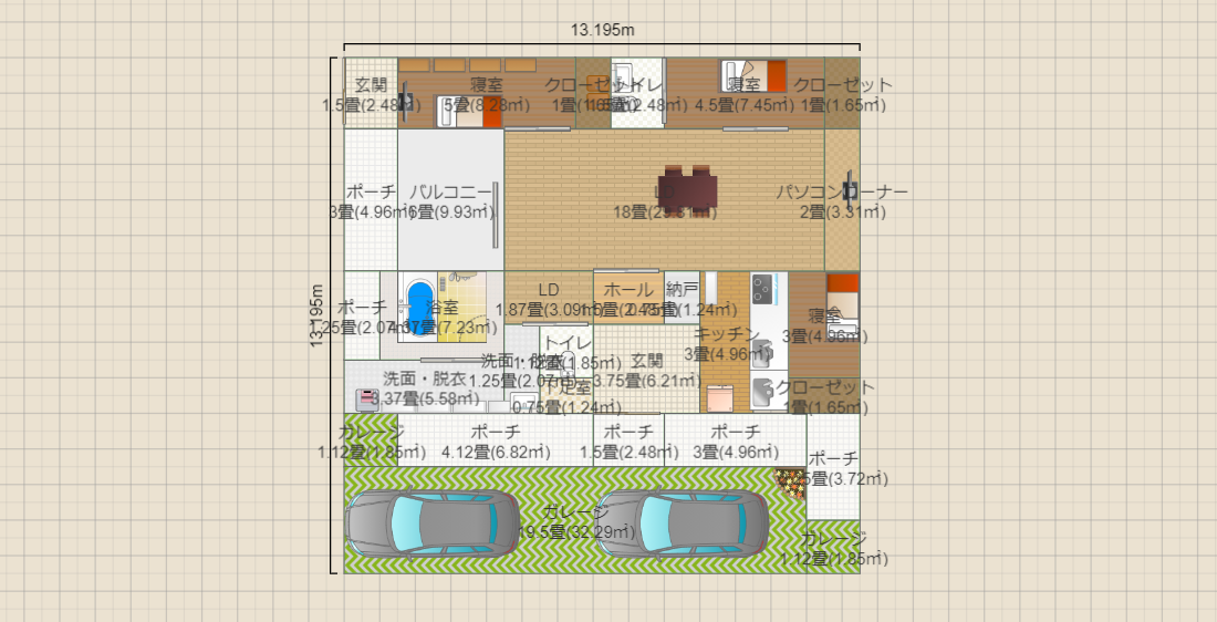 13mx13m 中庭15