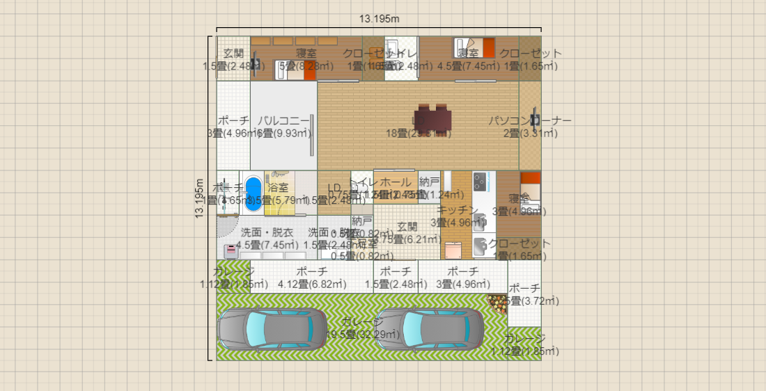 13mx13m 中庭15