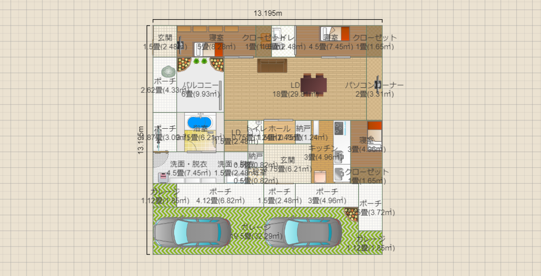 13mx13m 中庭15