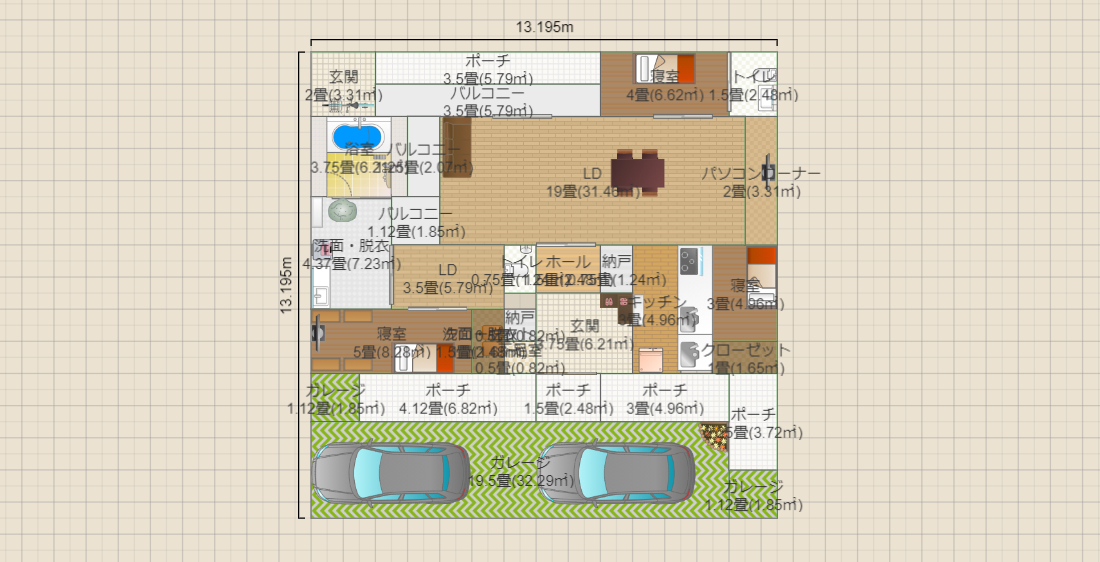 13mx13m 中庭16