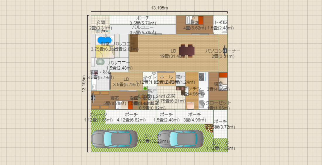 13mx13m 中庭16