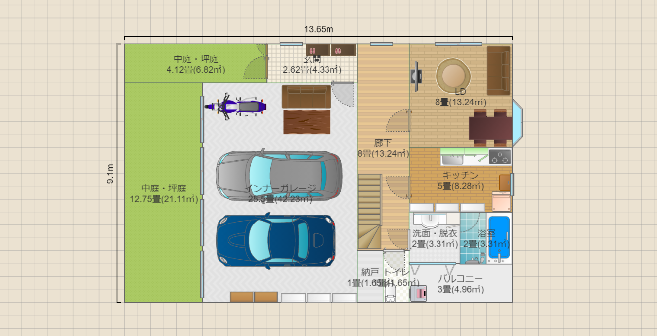 ガレージハウス　Ver1.0