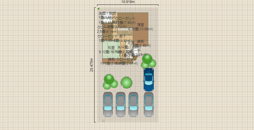 52坪になってしまった３階建て