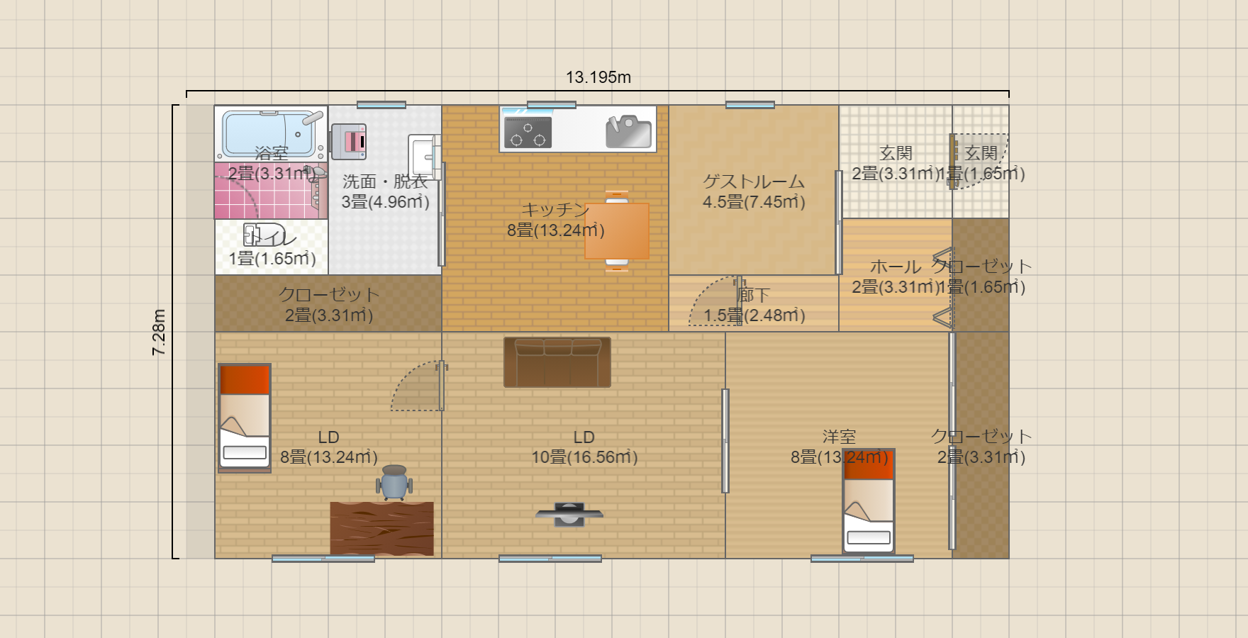 平屋東玄関その１