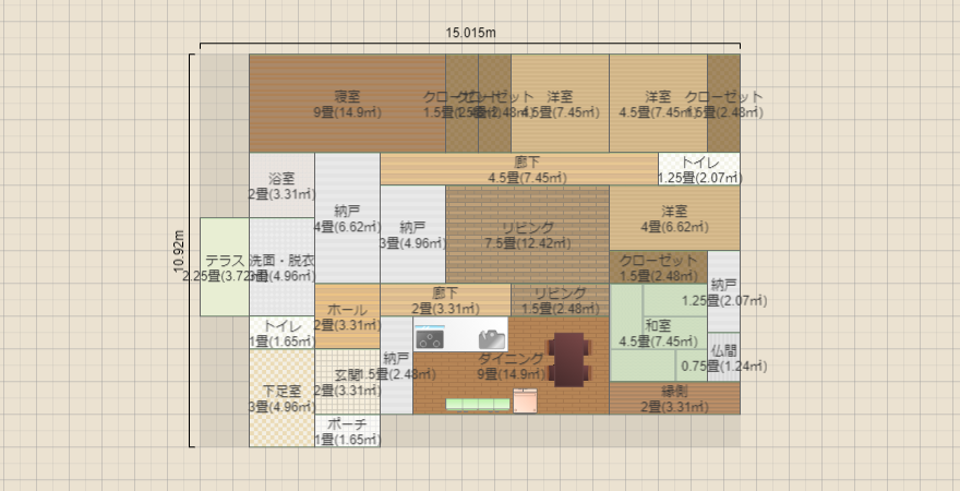 5LDKファミリークローゼット