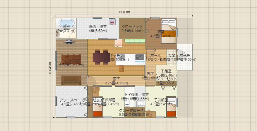 平屋案③