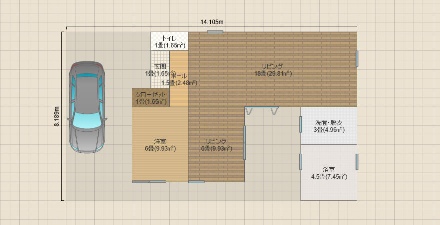 風呂4．5畳