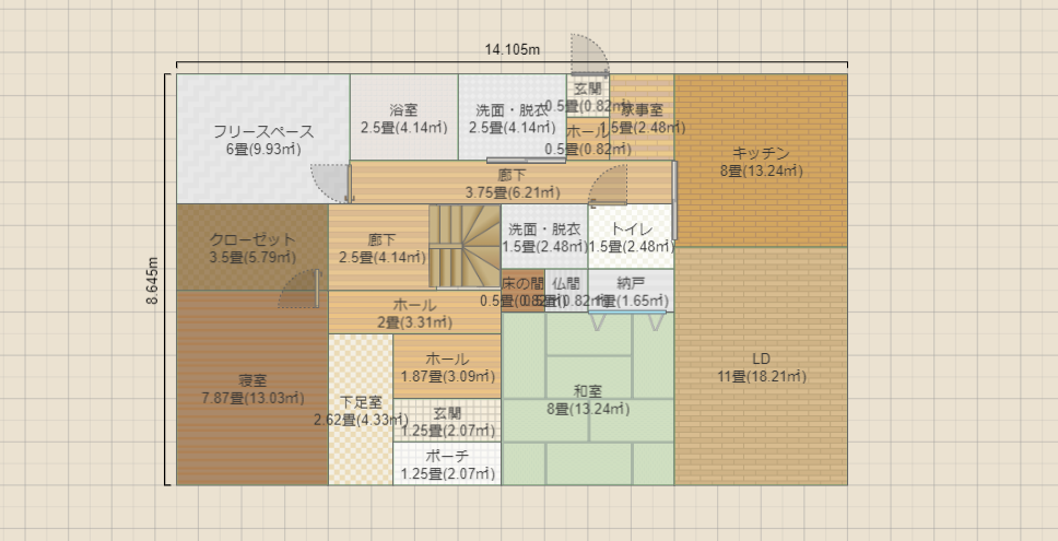 A家２世帯_プラン1-3