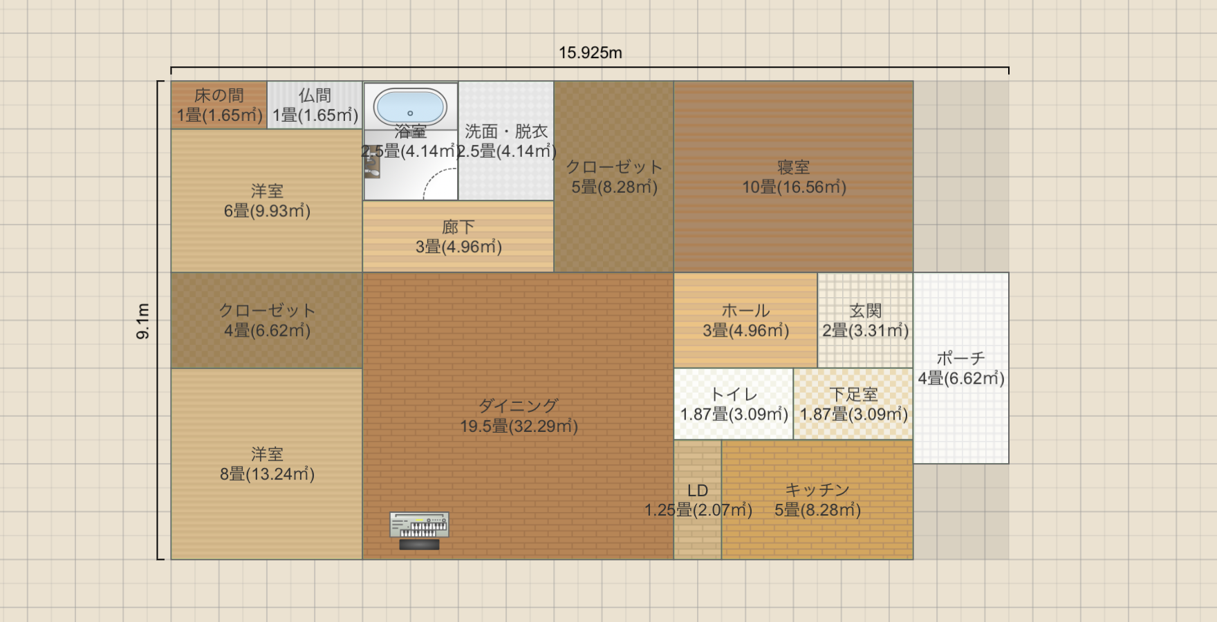 八幡中　49坪