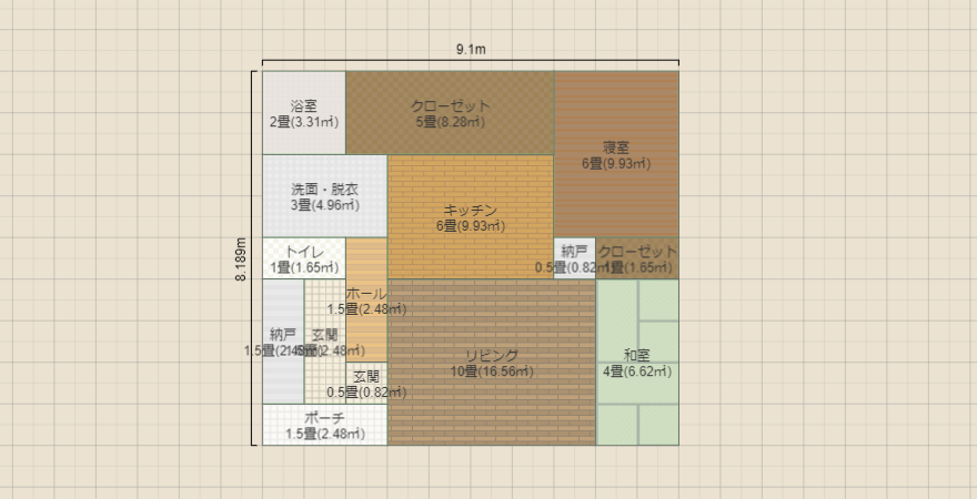 平屋22.5坪