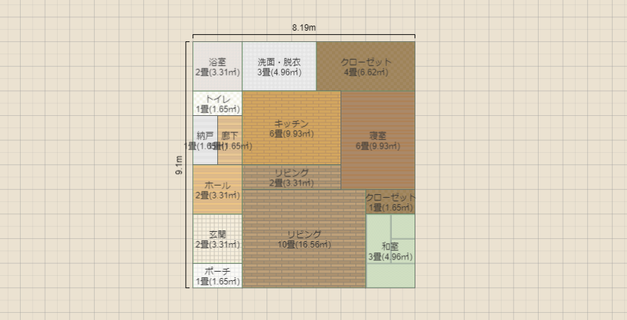 平屋21.5坪