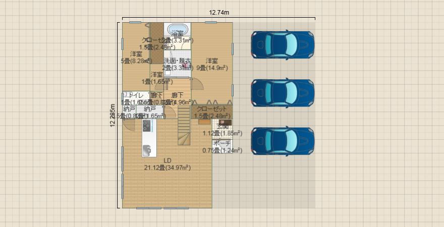 26坪2階サンルーム