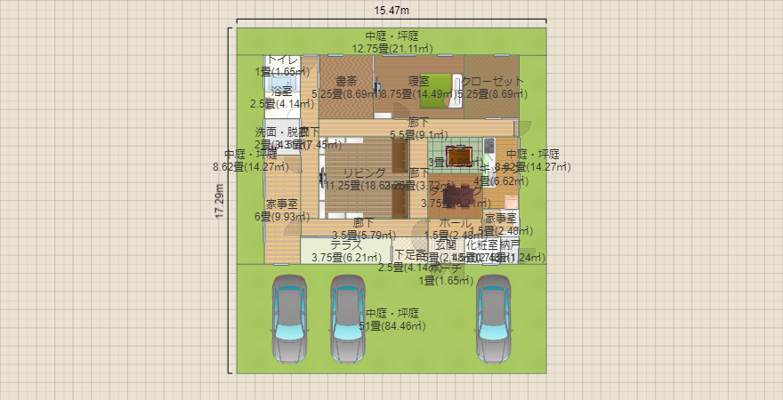 土地81坪　平屋（建坪41）