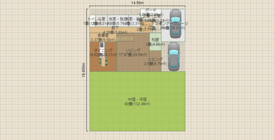 北側道路16×21