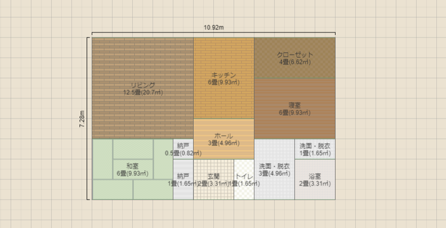 24坪　平屋2