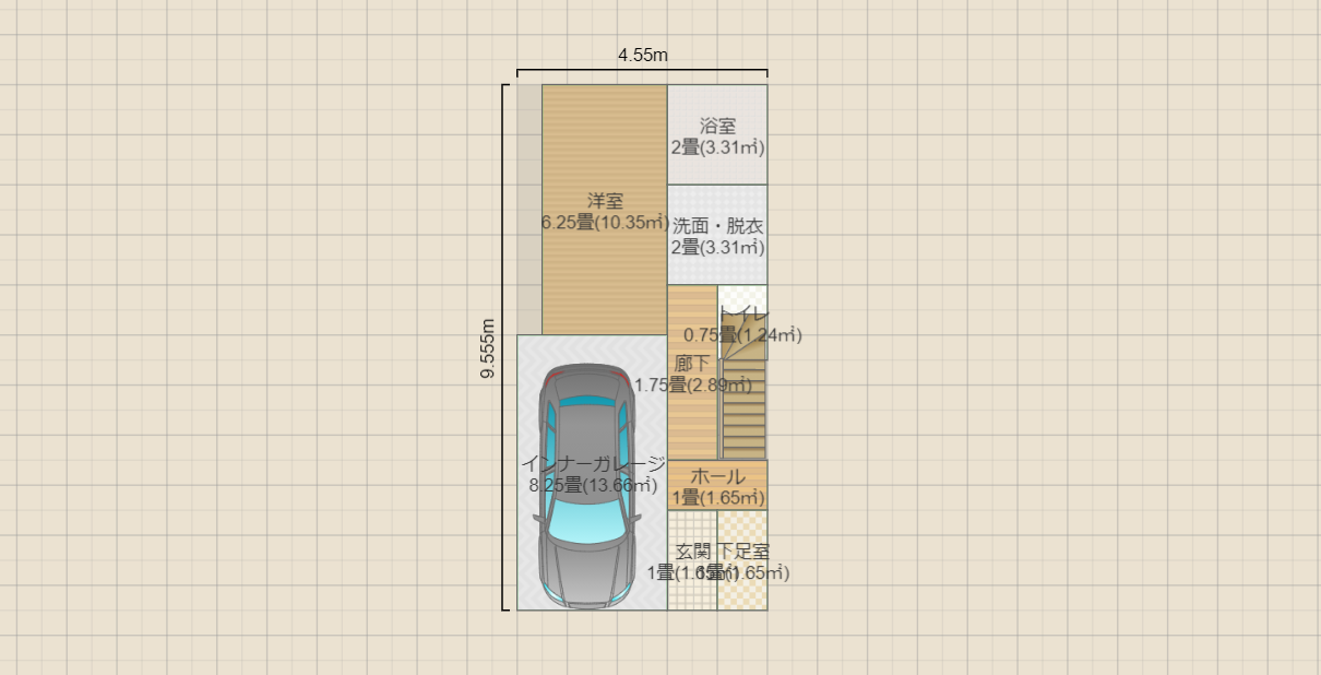 60m2_60%_1６0%　駐車場