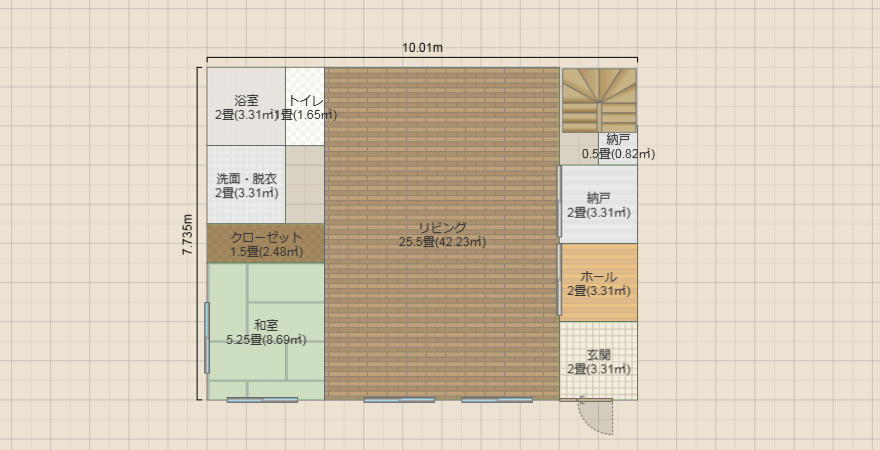 二階32.8坪