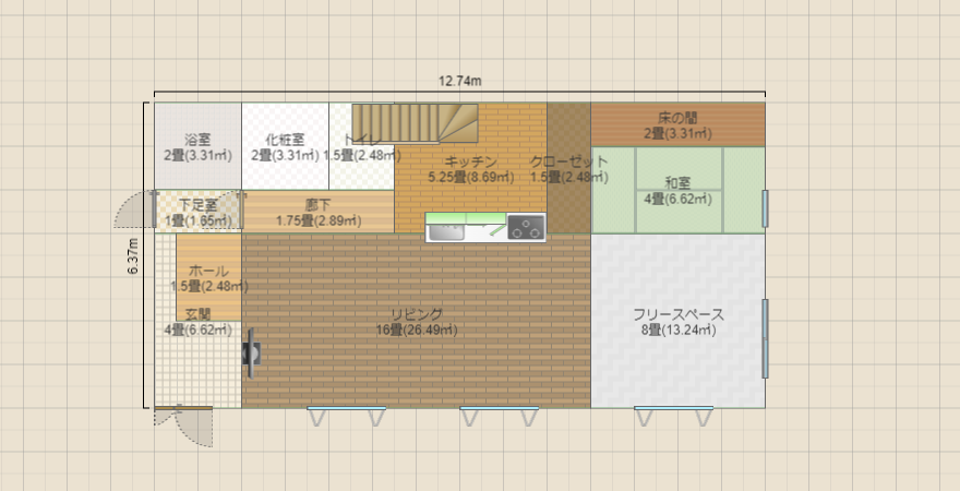 山口邸離れ：案１