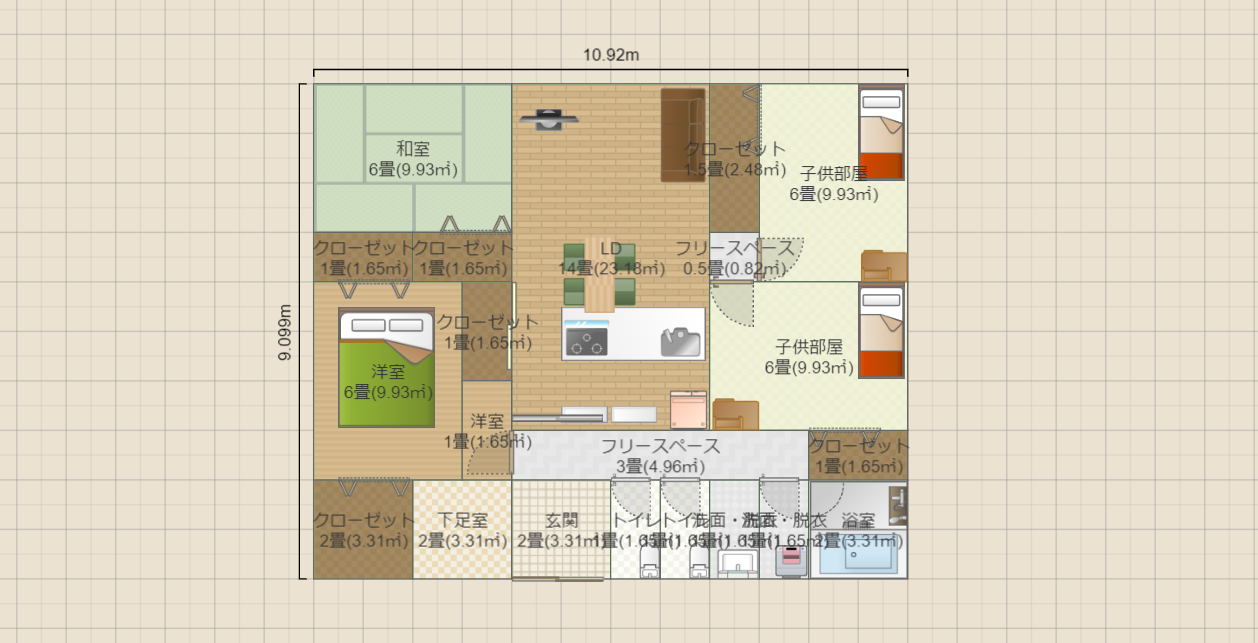 30坪4LDK