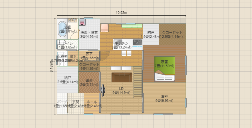 26坪ロフト平屋