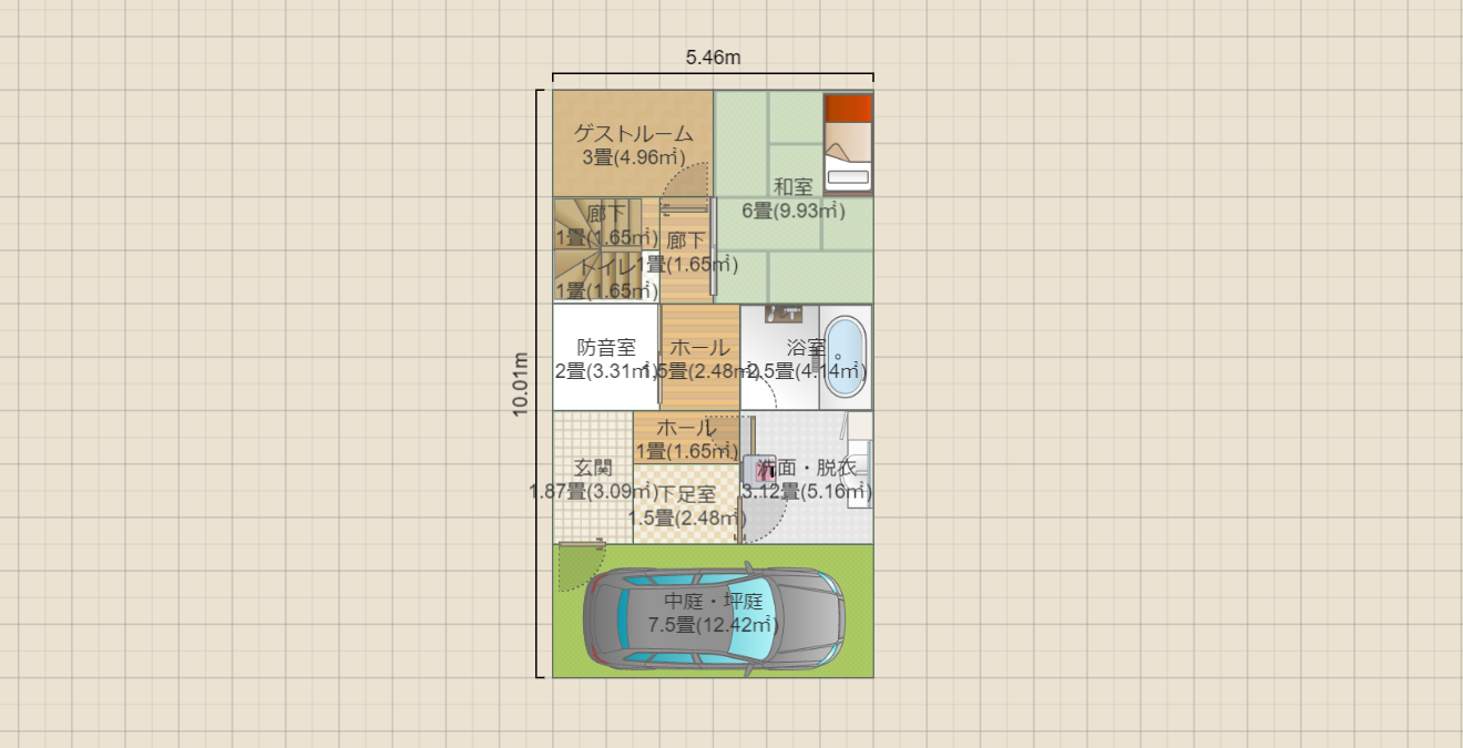 狭小、防音室はEV