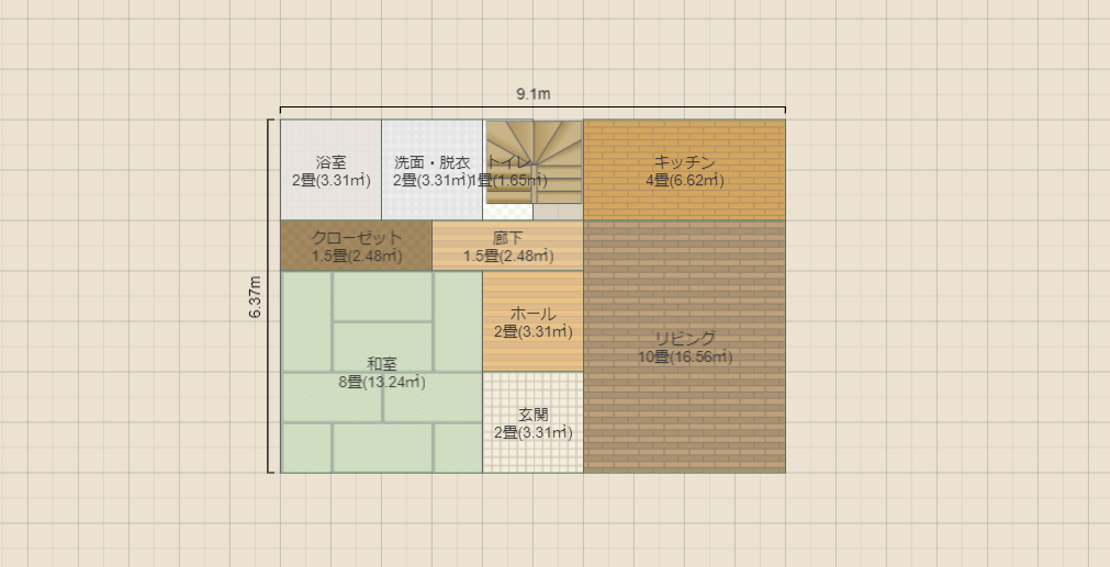 南玄関35坪