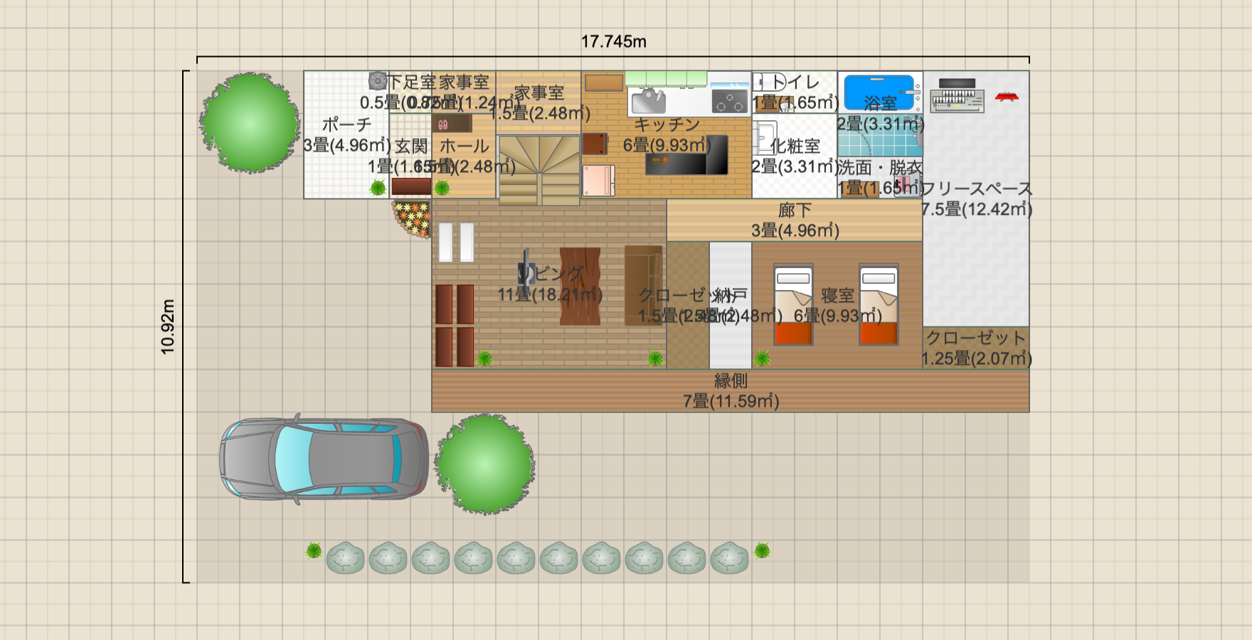 37坪の家（施工面積45坪）