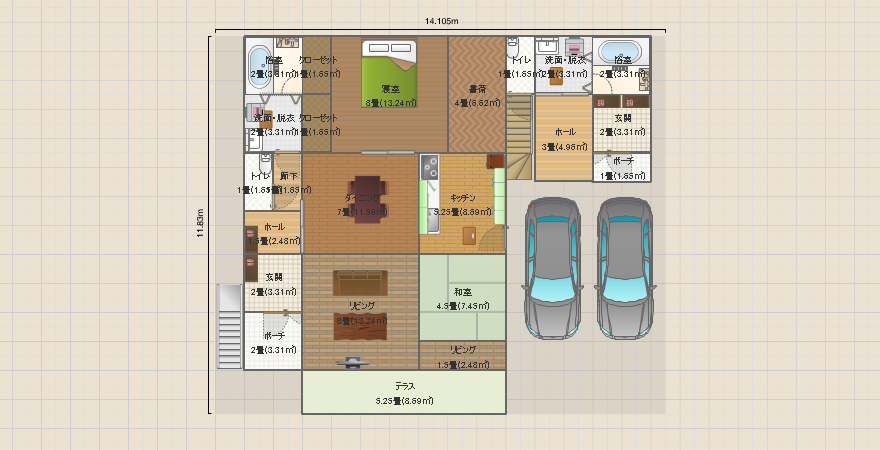 完全分離型二世帯住宅