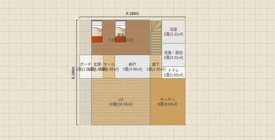 寝室7.5妥協案