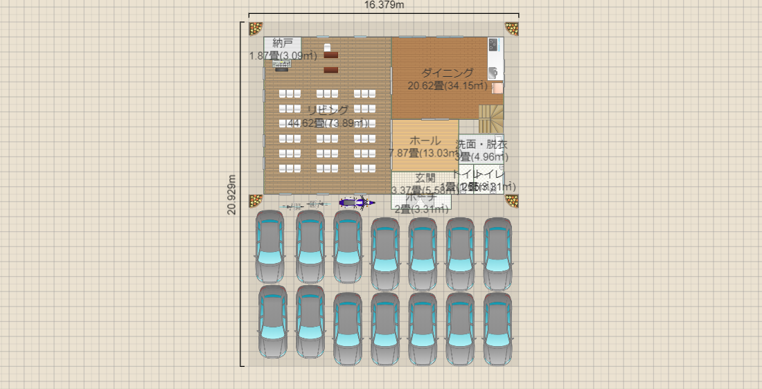 教会案１-3（54名、14台）