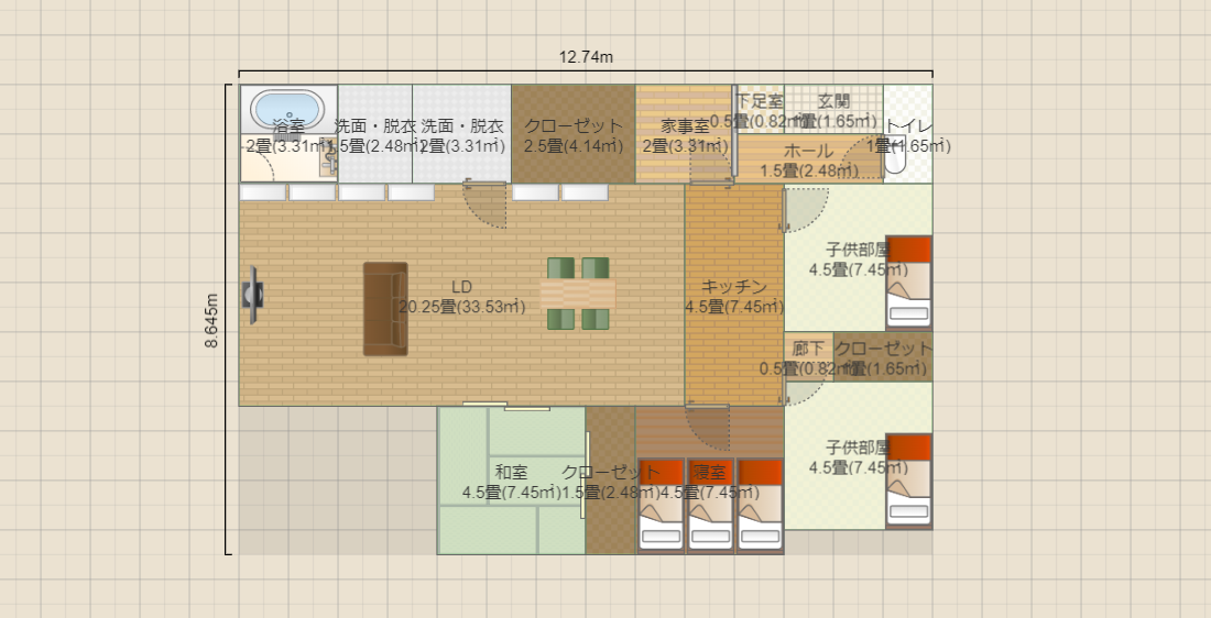 間取り案⑦ぶたひこ